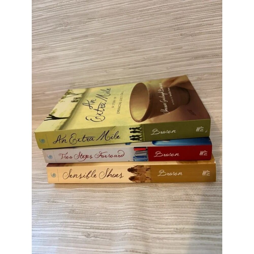 Sharon garlough brown sensible shoes book set